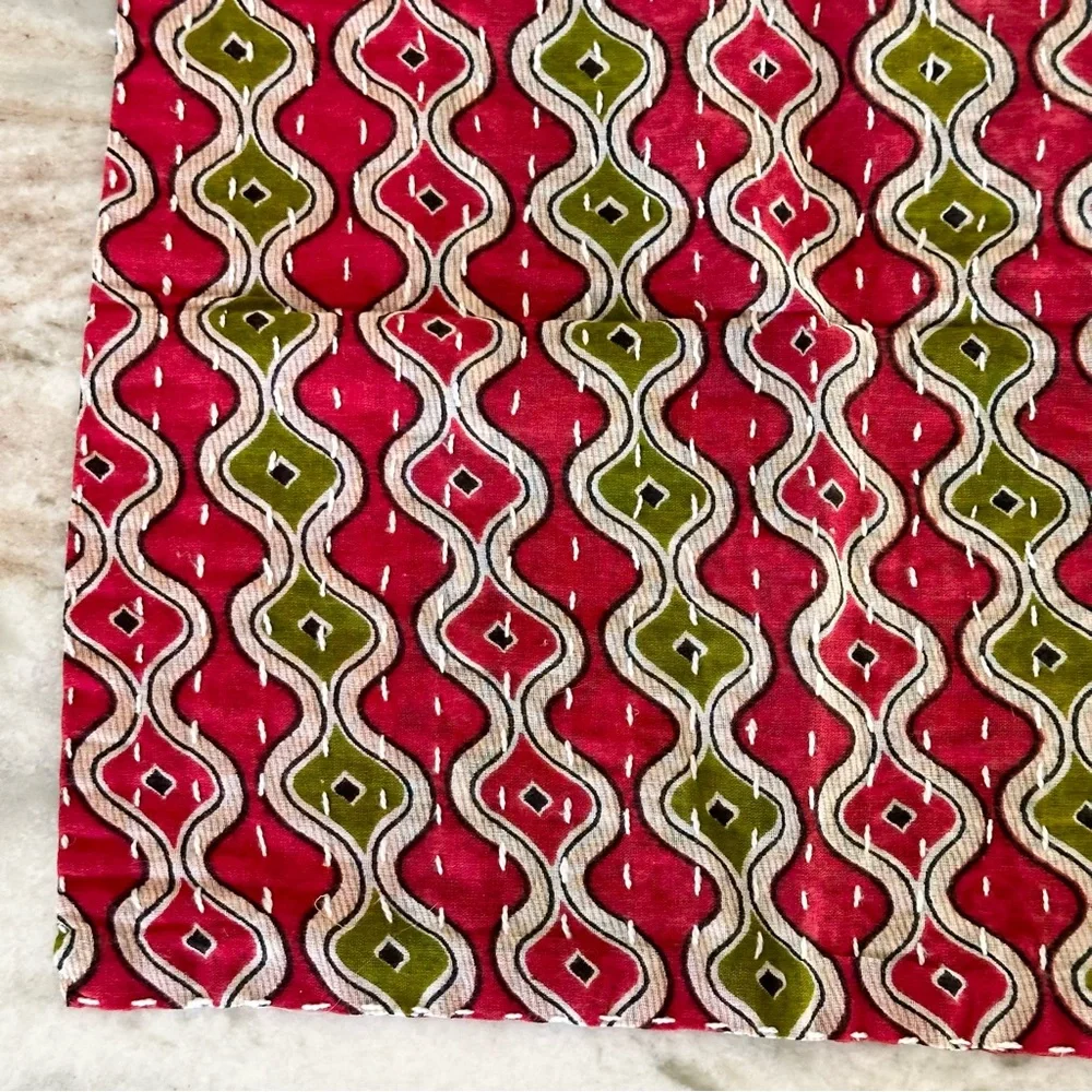 Handmade Recycled Saree Fabric Kitchen Dish Cloth Towel - Asha Project